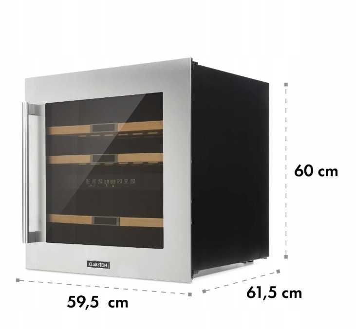 Winiarka Lodówka do Wina 2 strefy 36 butelek Klarstein Vinsider 36