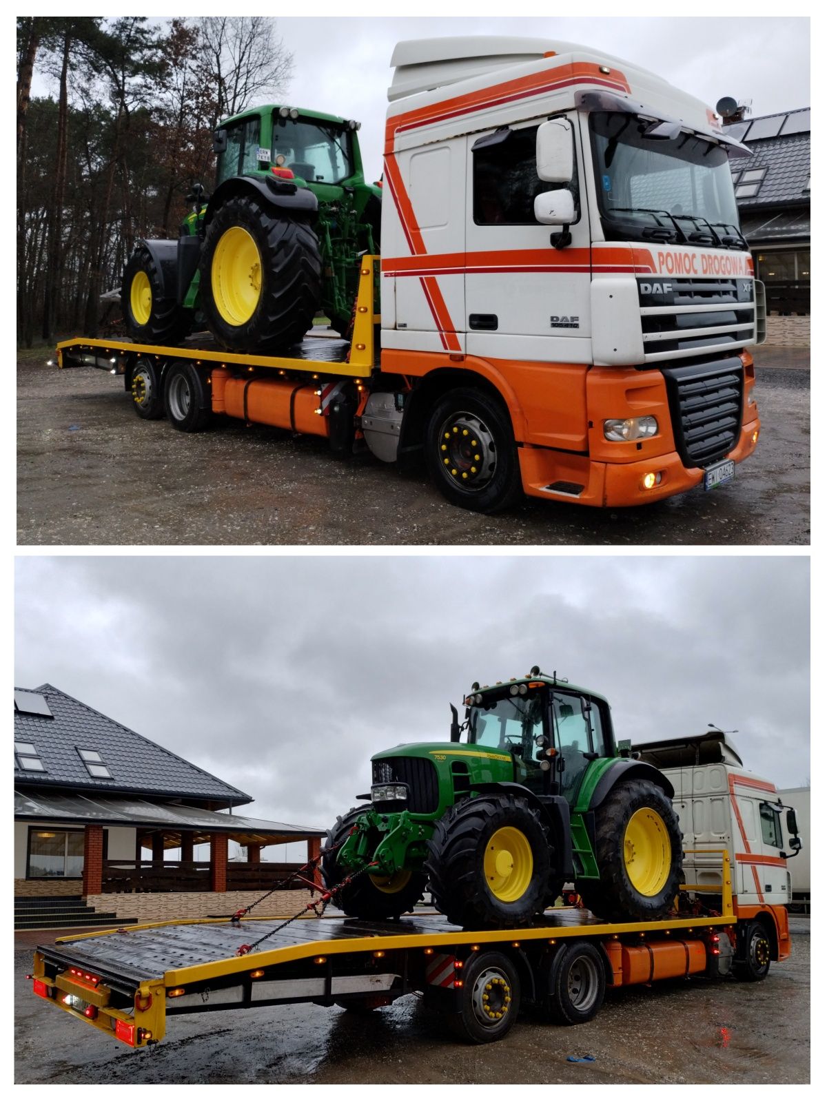 Transport Laweta do 13Ton Ciągników Przyczep Maszyn Busy Wózki Koparki