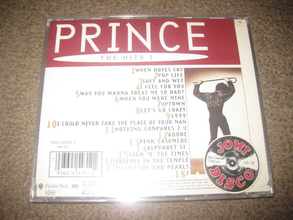 CD do Prince "The Hits 1" Portes Grátis!