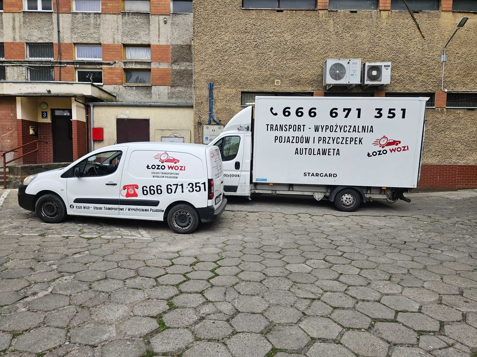 ŁozoWozi Usługi Transportowe. Rzeczy, materialy budowlane, AGD RT