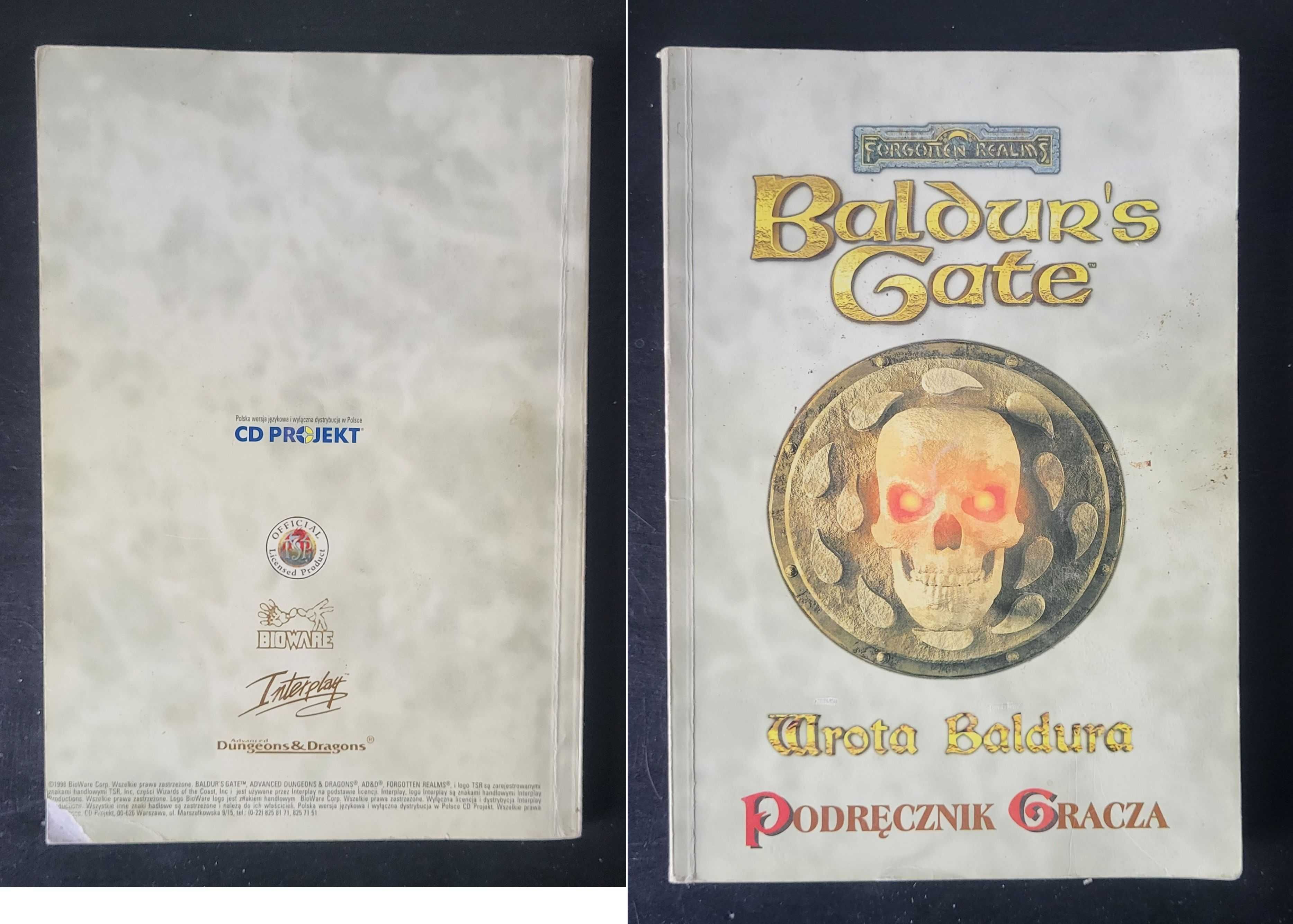 Baldur's Gate 1 - Wrota Baldura - PC CD pudeł­ko premierowe