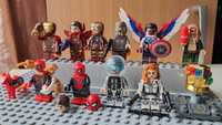 Minifigurki marvel iron man spider-man star lord kompatybilne z lego