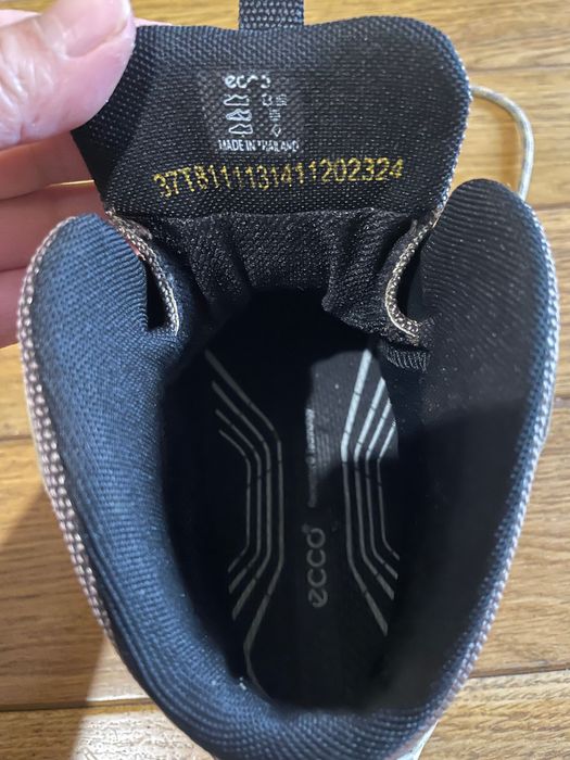 Трекинговые ботинки ECCO на мембране CORE-TEX из натуральной кожи