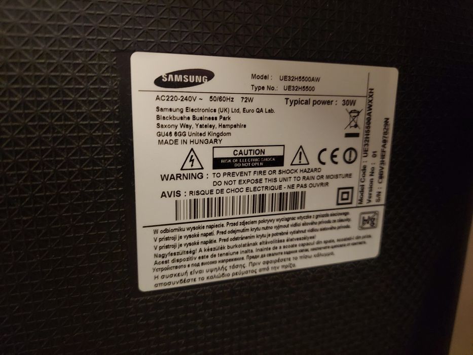 Tv led samsung  UE32H5500AW