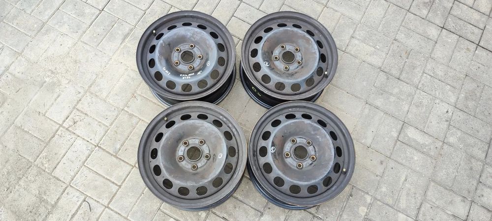FELGI STALOWE 5x112 6,5Jx16 CALI ET50 VW AUDI SEAT SKODA KOMPLET 4 SZTUKI