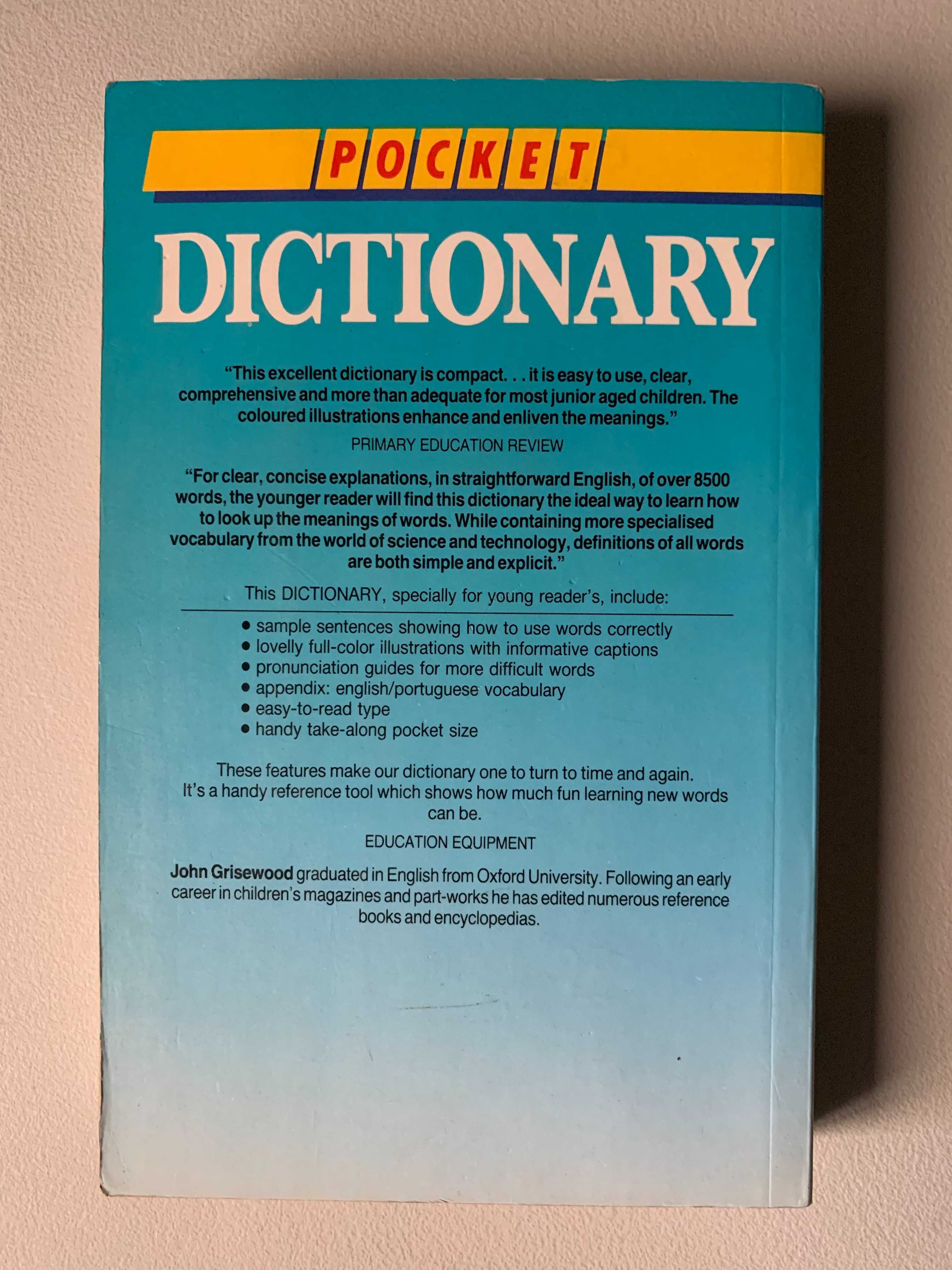 Pocket Dictionary (Inglês - ilustrado), de John Grisewood