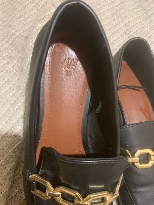 Лофери шкіряні H&M 37-38