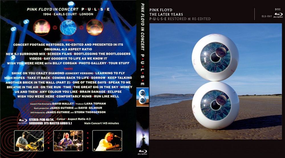 Pink Floyd - The Later Years 1987-2019/2019/БП/6 x Blu-Ray