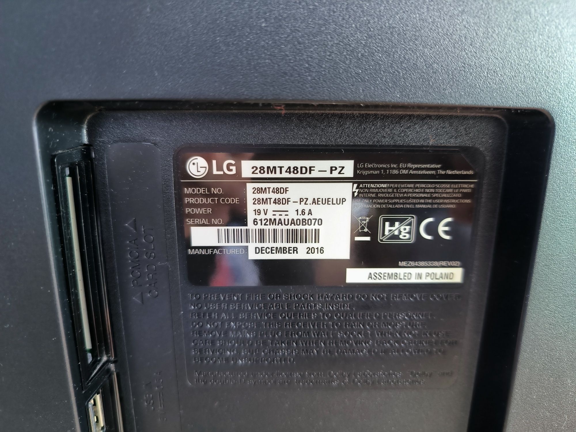 Televisão LG - LED HD Ready - 28MT48DF-PZ
