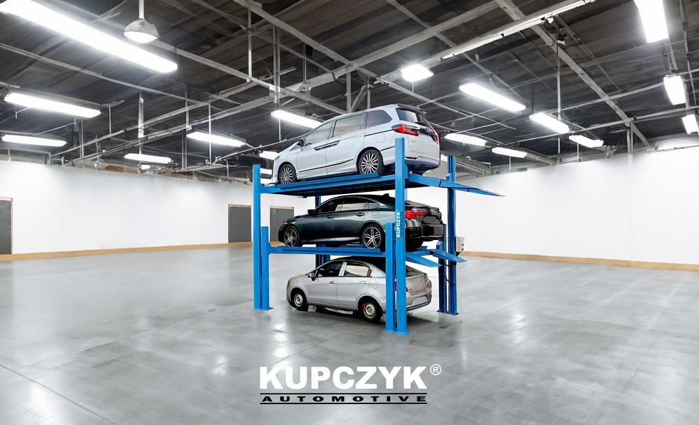 Podnośnik Parkingowy 3-poziomowy 2x2,7 Tony KP4K-5400 8 kolumn Kupczyk
