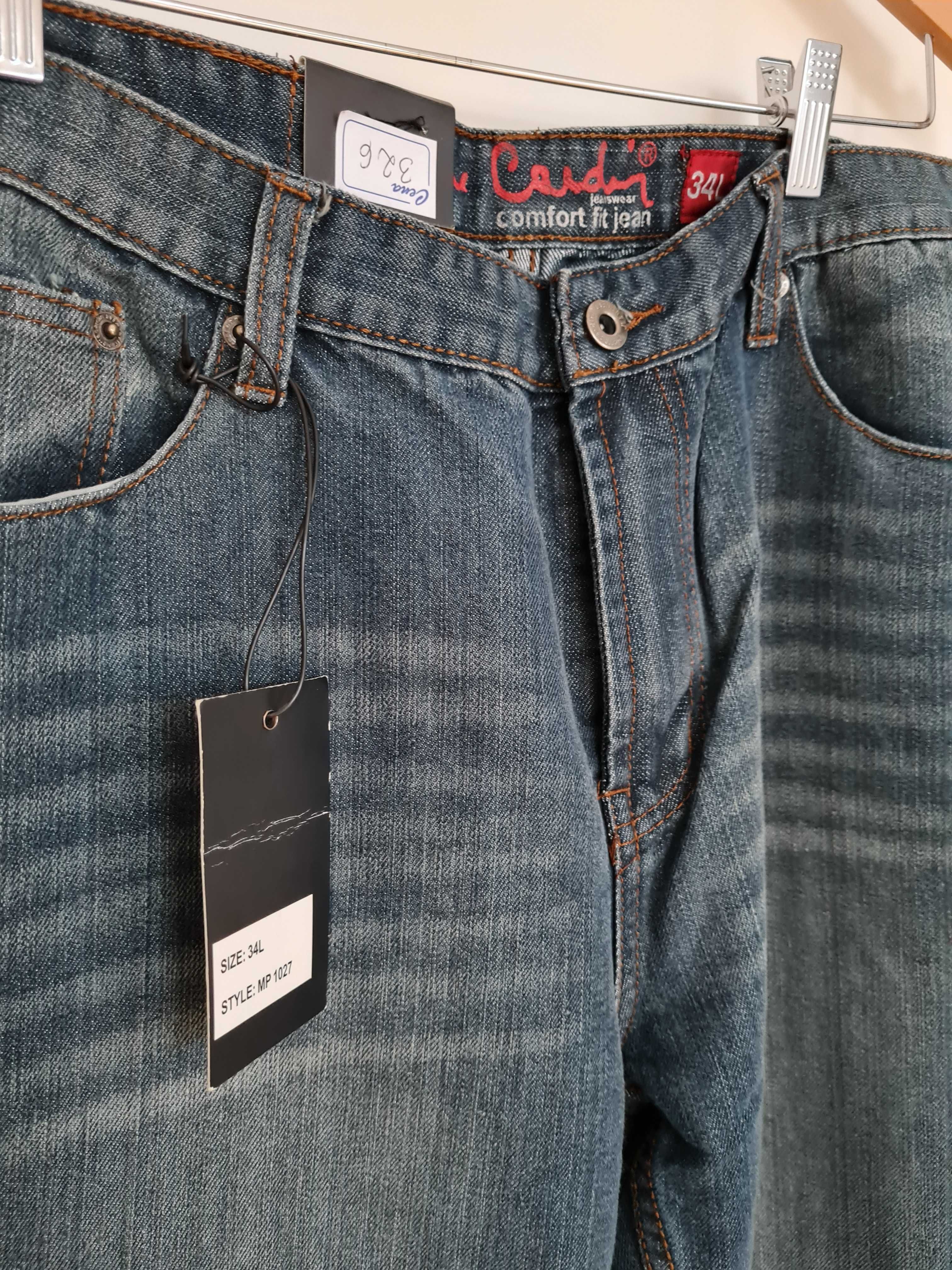 Nowe spodnie jeans Pierre Cardin rozmiar 34L/ L
