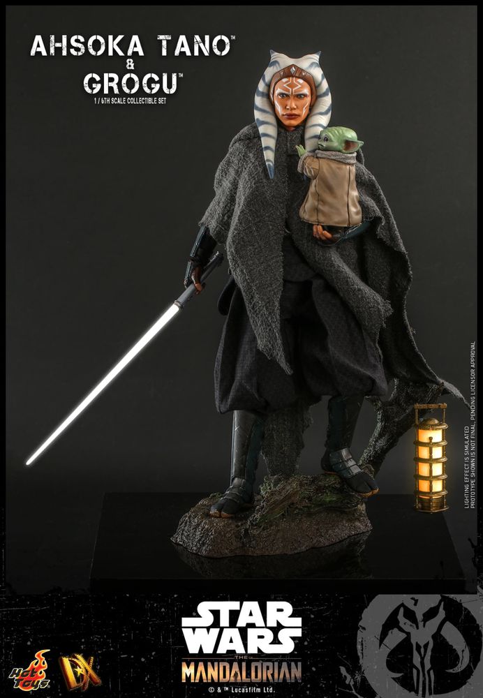 Фигурка 1/6 hot toys dx 21 THE MANDALORIAN – AHSOKA TANO & GROGU