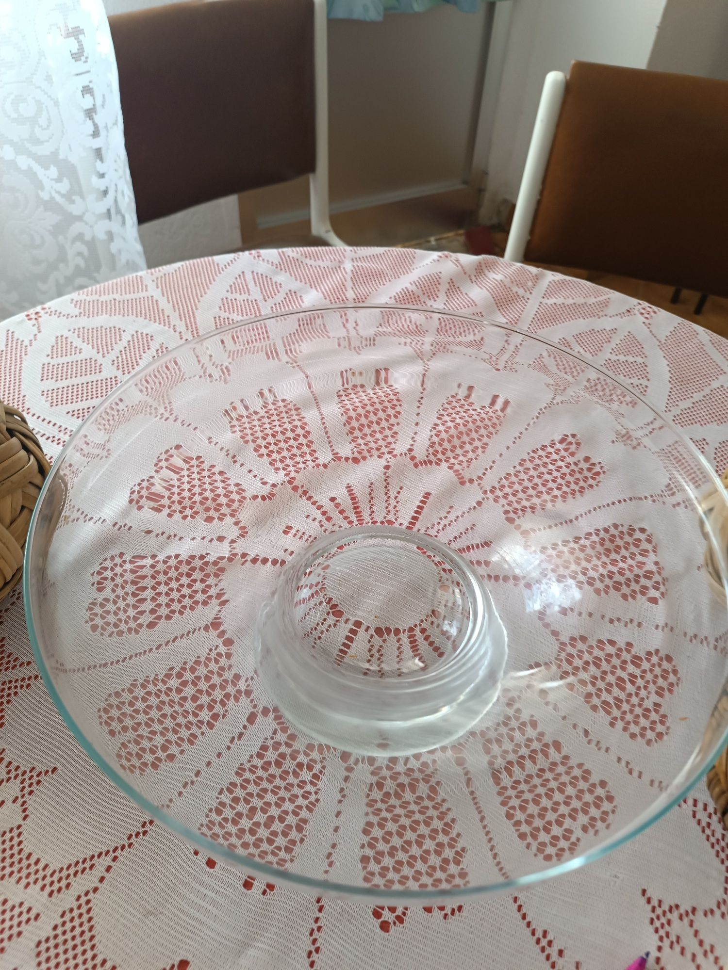 Fruteira de vidro