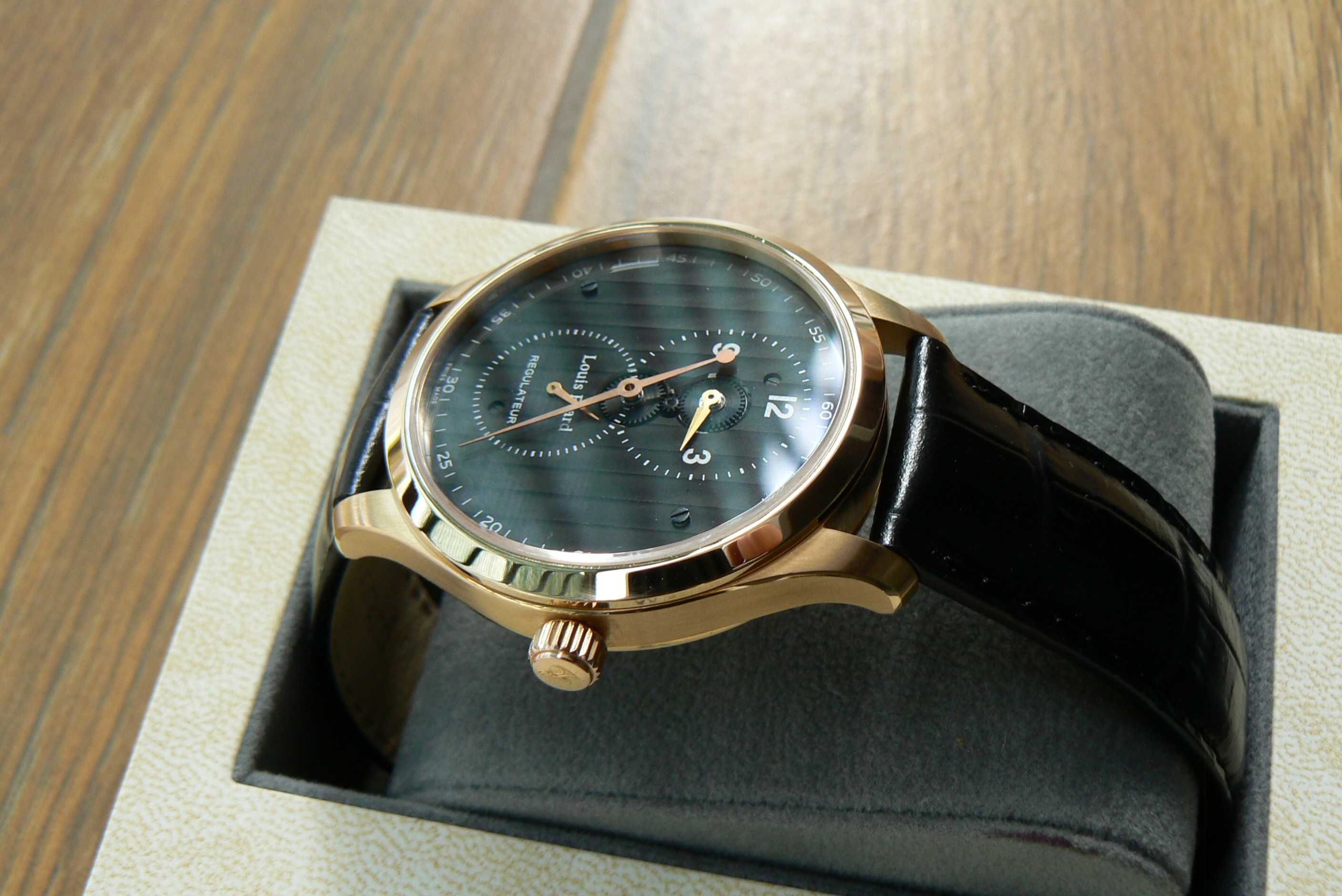 Louis Erard Limited Edition 99szt.  gold 18K złoto 750 złoty zegarek