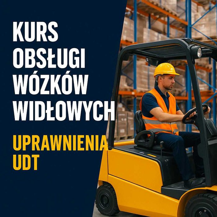 Kurs obsługi wózków widłowych. Uprawnienia UDT.
