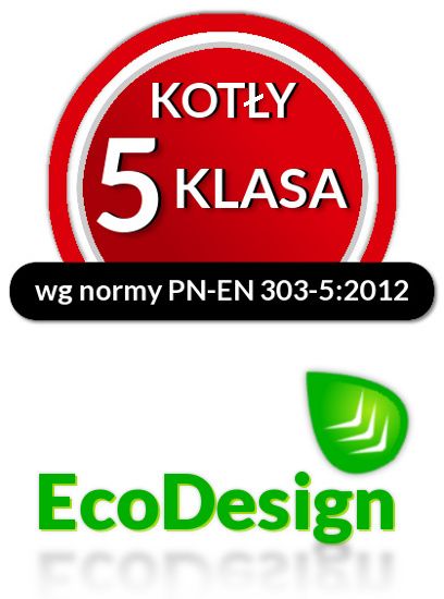 Kocioł piec c.o. 5 klasa AURIS 18 kW pellet ecodesign