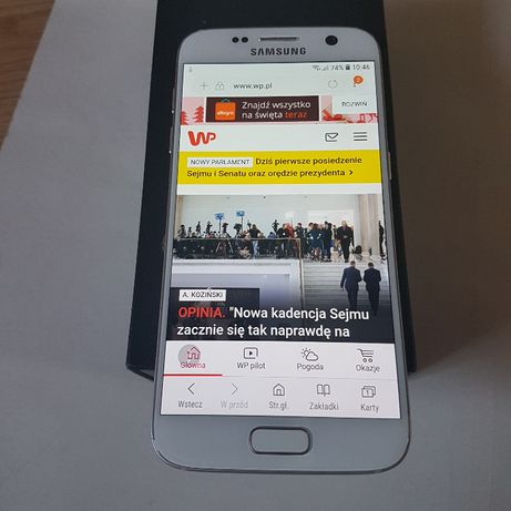 Samsung Galaxy S7 biała perła 4/32GB nowy wyświetlacz+gratis