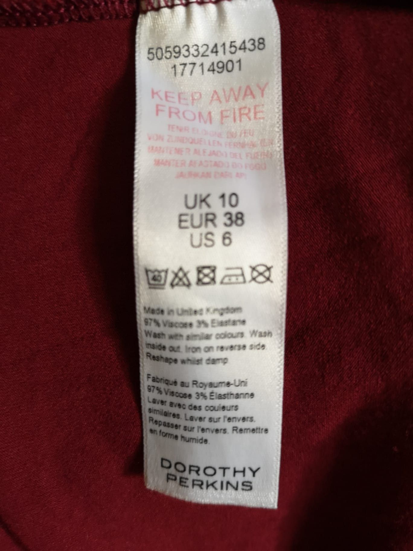 Sukienka ciążowa r. 38 Dorothy Perkins