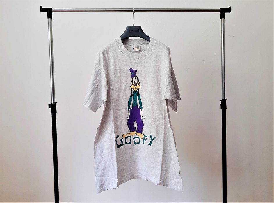 Wellington Apparel Sport T-shirt Disney Goofy Szary Bawełna XL Vintage