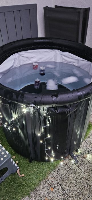 Health Hunters Balia beczka z lodem przenośna Wanna Lodowa do morsowan