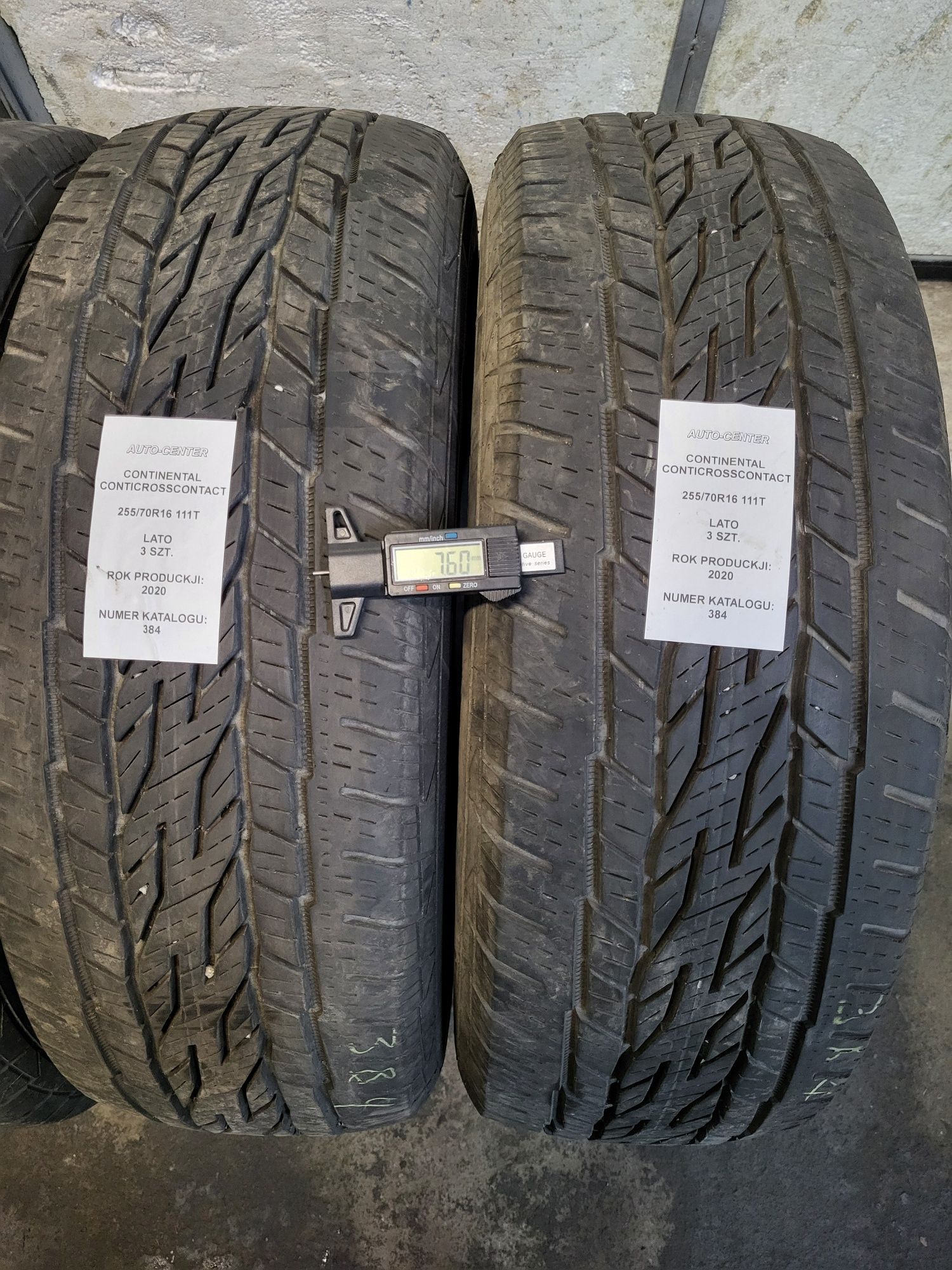 Opony Letnie 255/70R16 111T Continental ContiCrossContact 3 szt Lato