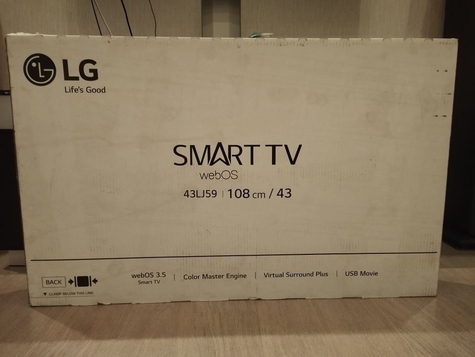 Смарт телевизор LG 43"
