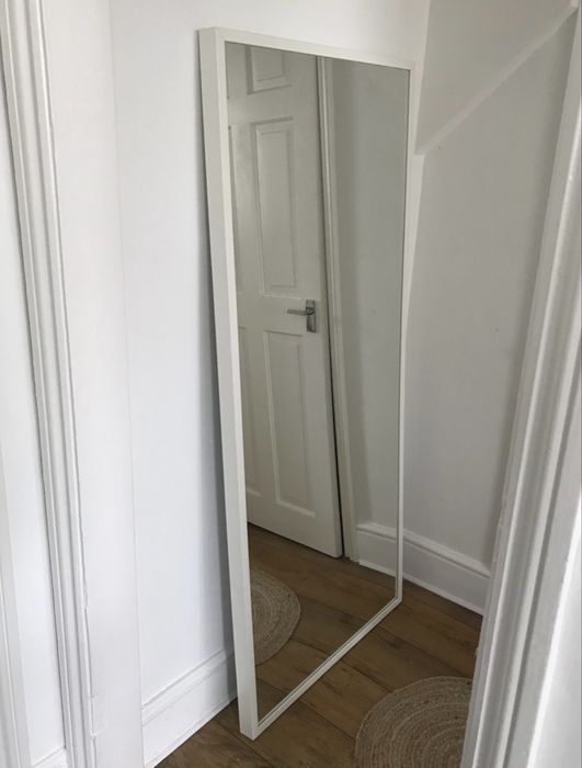 Lustro IKEA STAVE Biała Rama Białe White Mirror 70 x 160 cm