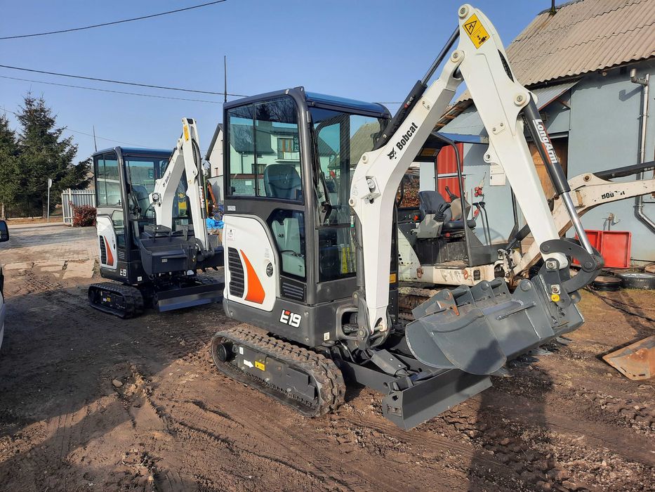 wypożyczalnia wynajem minikoparka mini koparka 1500/tydzień  bobcat
