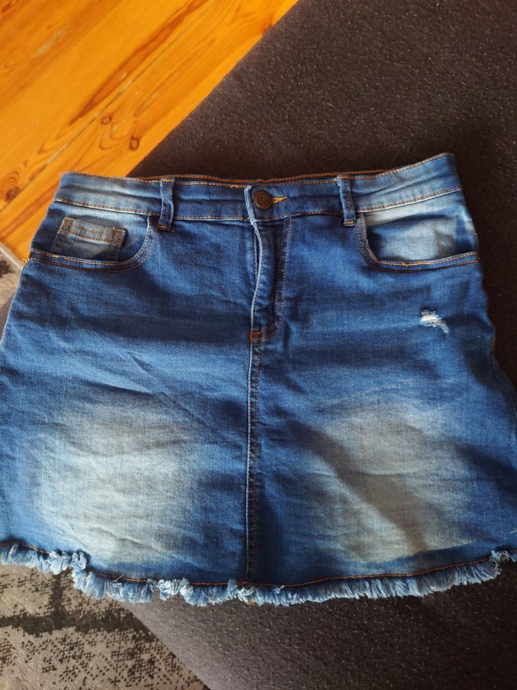 Spódniczka jeans dla dziewczynki 152