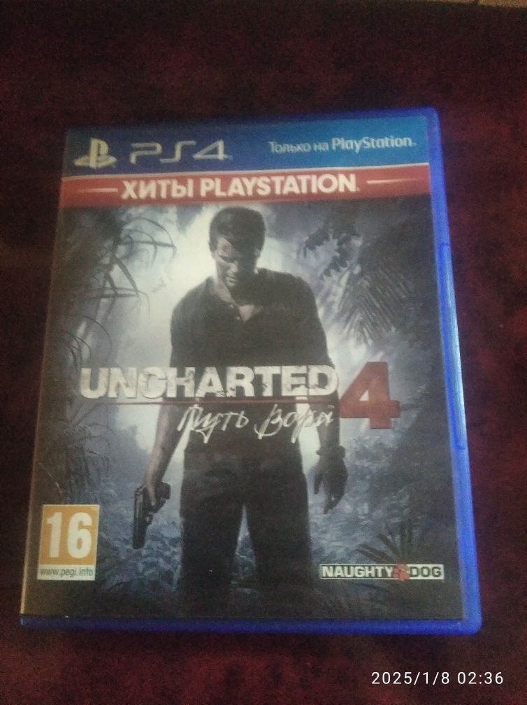 Продаю диск Uncharted 4 Путь Вора PLAYSTATION 4 Хиты Playstation