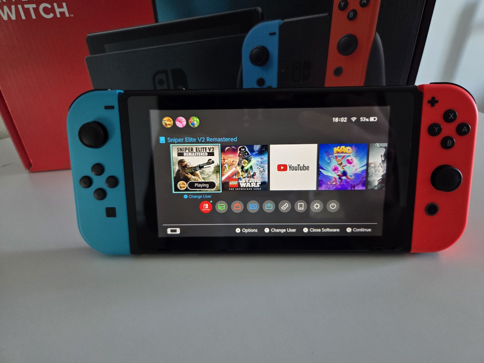 Konsola Nintendo Switch V2 Hall Effect