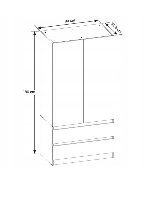 Witam do sprzedania mam szafę ,o wymiarach jak na zdjęciu