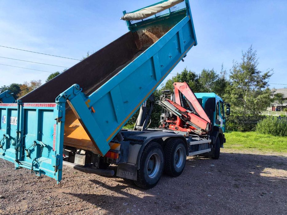 Renault Kerax 380 DX  wywrotka + HDS