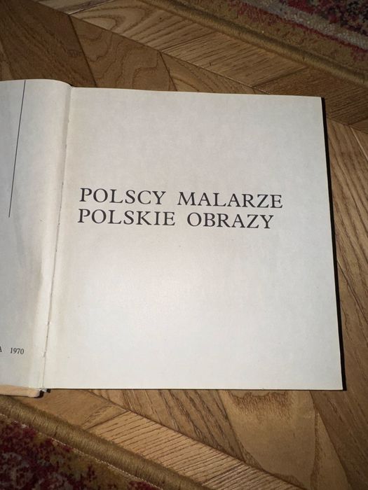Książka polscy malarze polskie obrazy