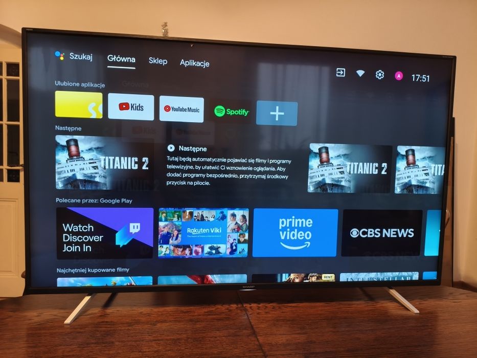 Telewizor Sharp 65 cali LED Smart TV Wi-Fi