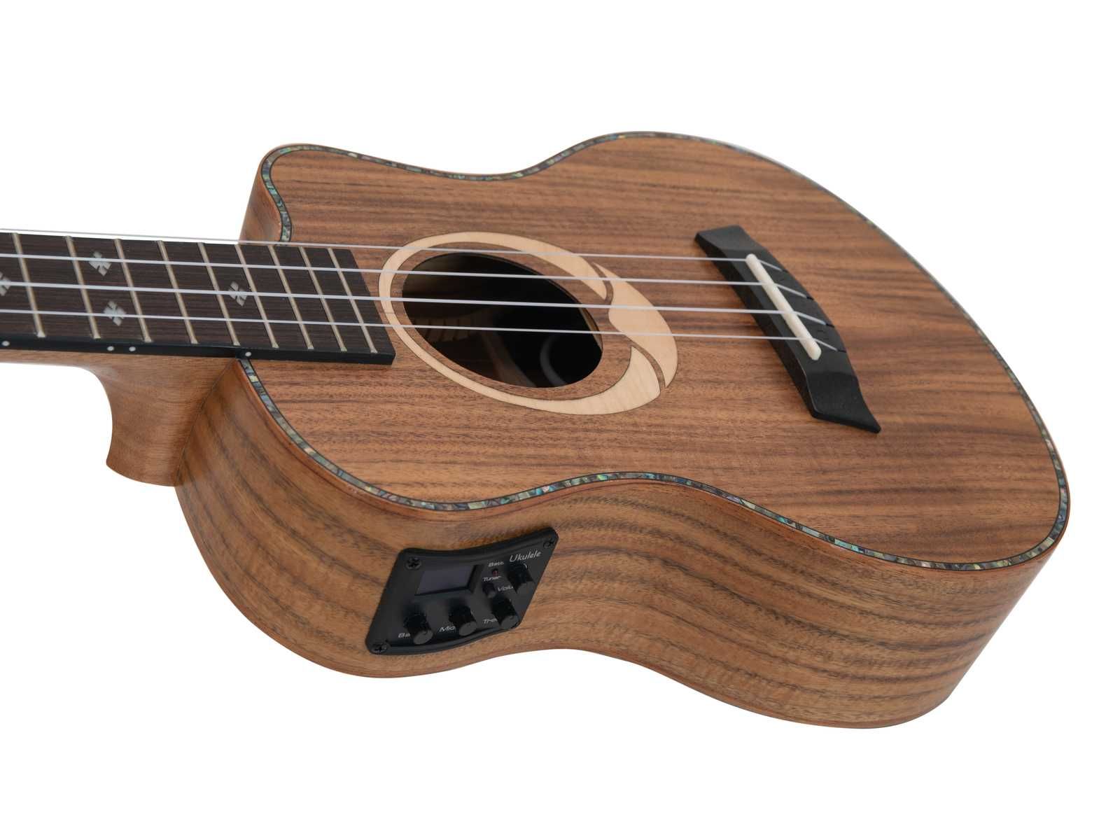 Ukulele tenorowe elektroakustyczne DIMAVERY UK-200 z tunerem