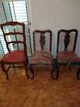Lote de cadeiras antigas