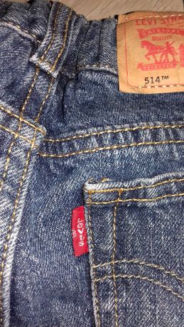 Spodnie jeansy LEVIS stan bardzo dobry roz.92-98 regulowane w pasie