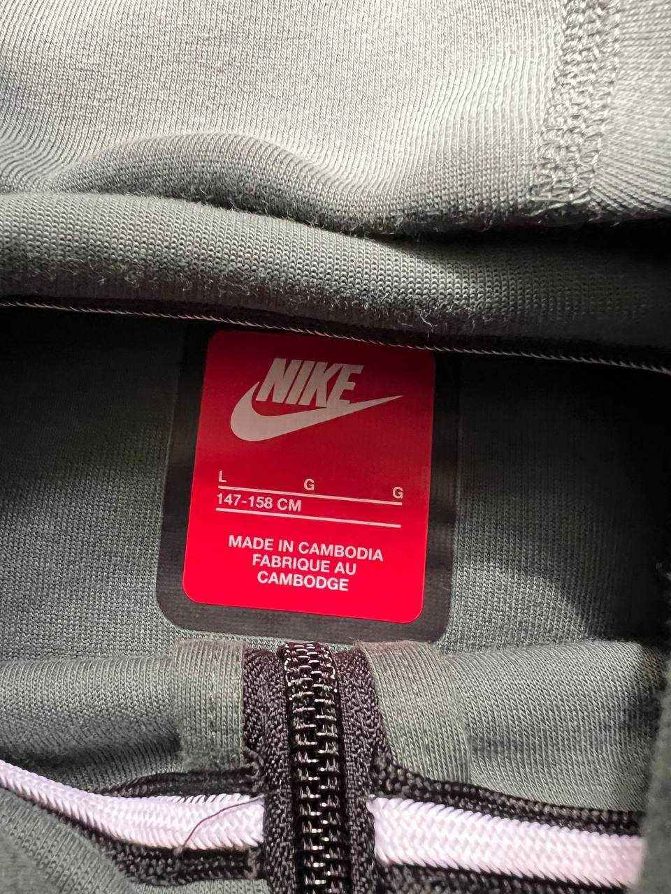 ОРИГІНАЛ! Кофта Nike Tech Fleece Fz Wr Green L Kids | FZ5433-338
