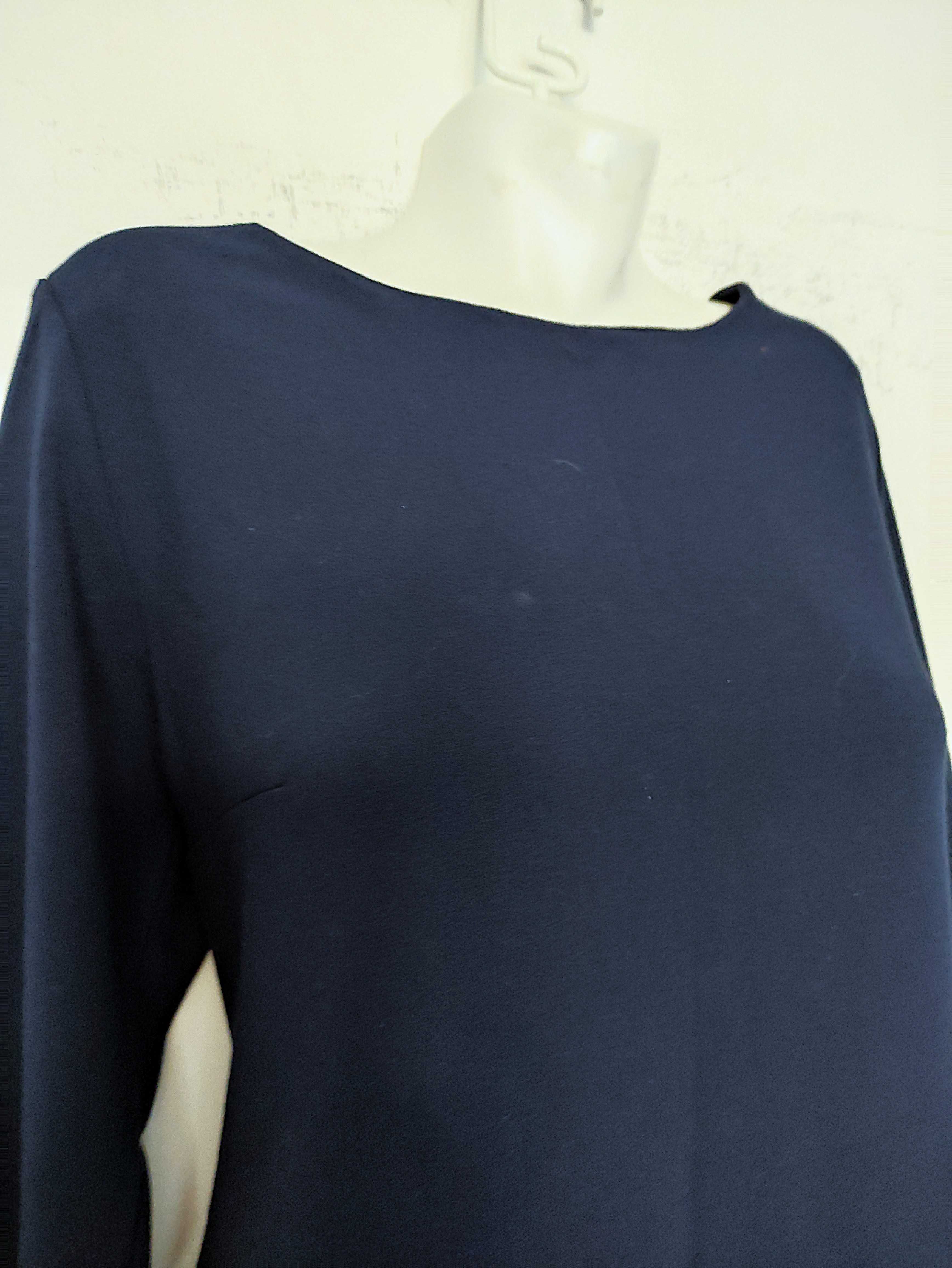 granatowa luźna sukienka basic minimal Grey Wolf r. 40