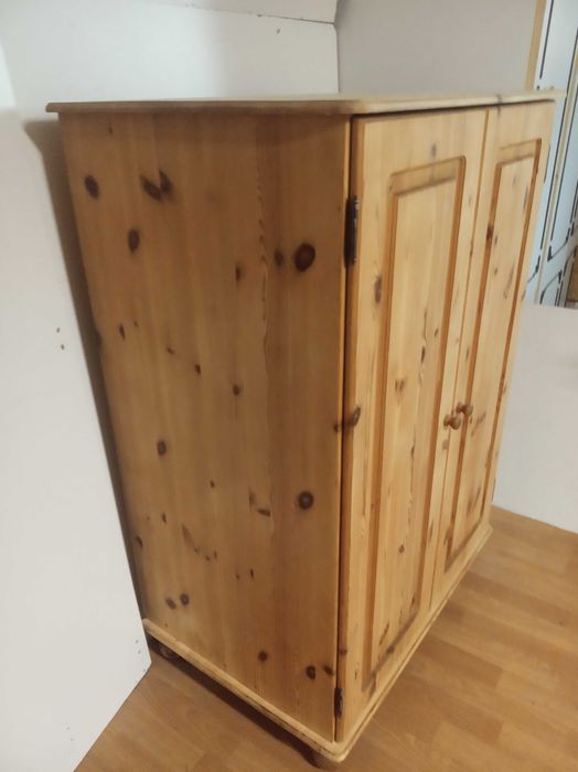Szafa sosnowa mała duża komoda drewniana