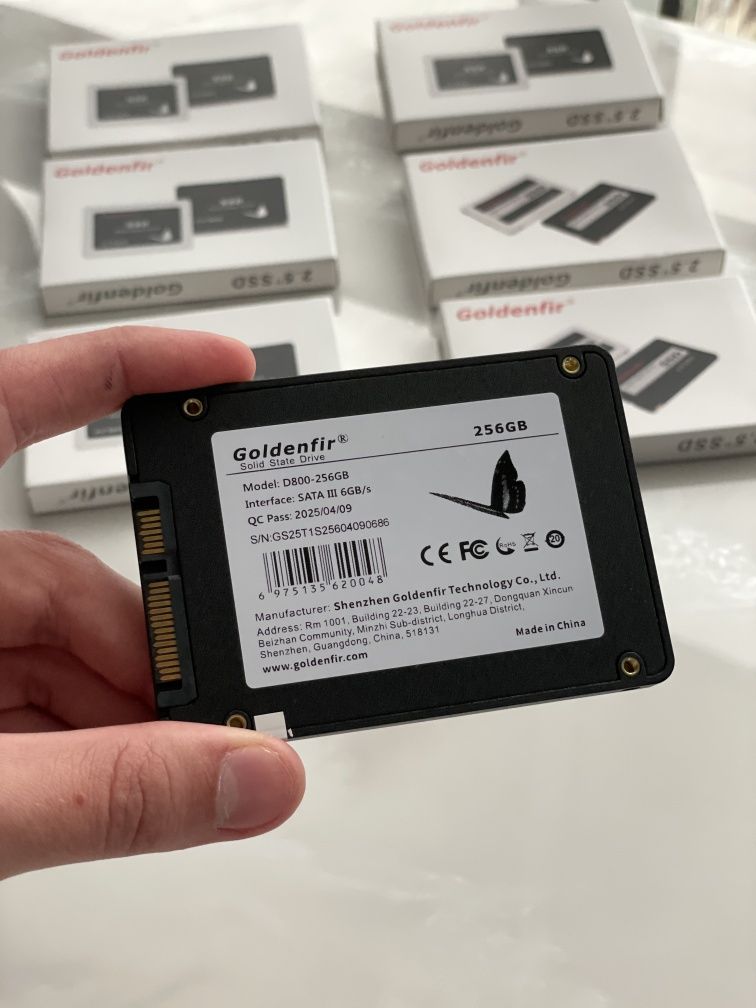 ‼️ Новий SSD SATA III 128 Гб, Ssd-накопичувач, сата, ссд диск Goldenfi