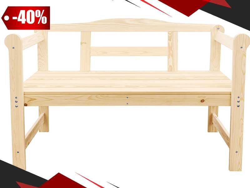 ŁAWKA OGRODOWA Drewniana Dwuosobowa Producent + GRATIS