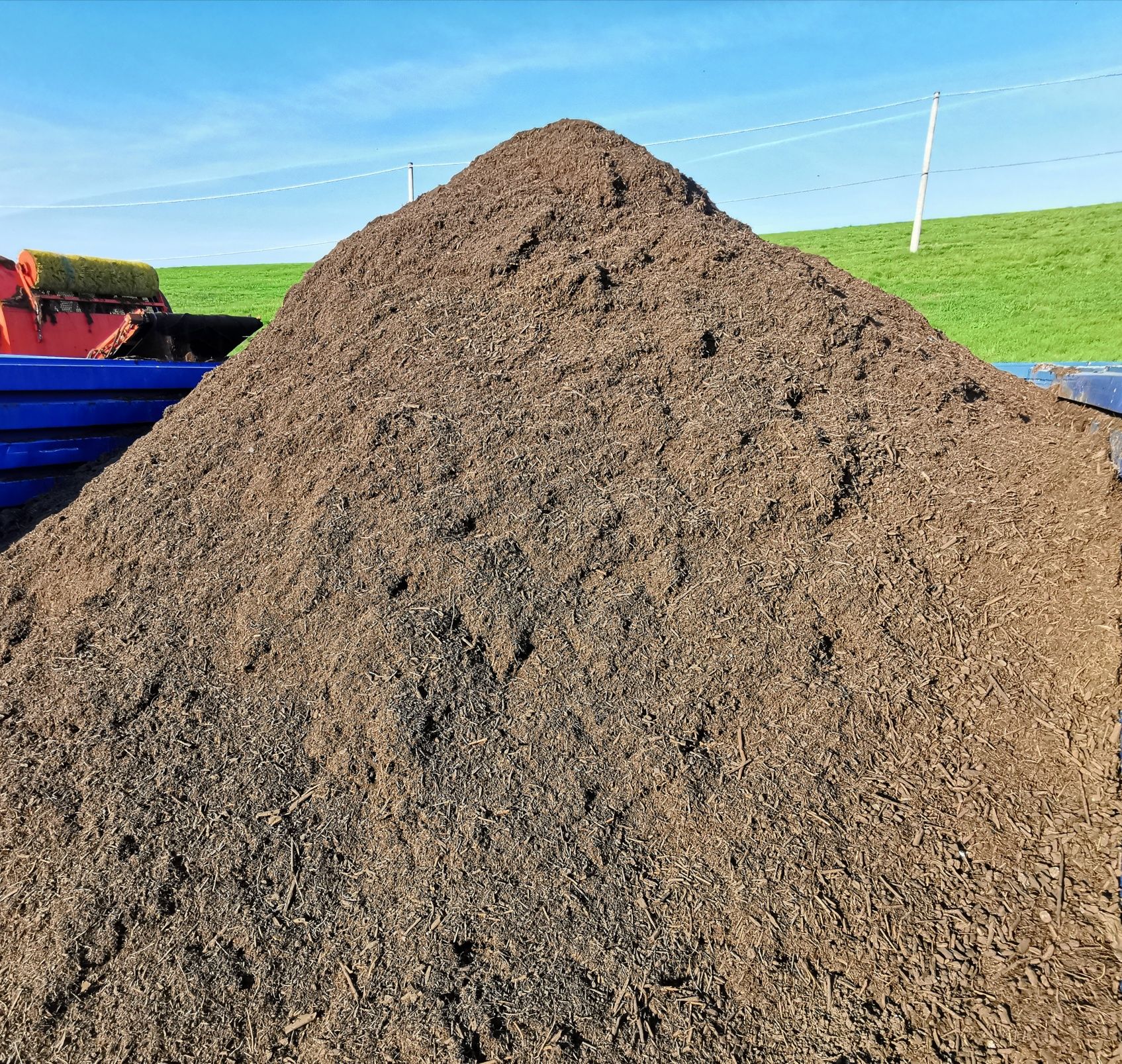 Kompost pod rabaty/eko kompost/nawóz organiczny/eko nawóz - certyfikat