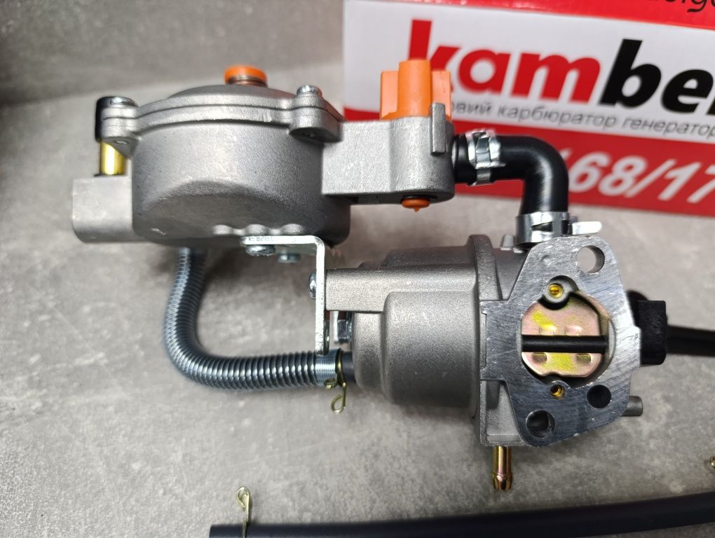 Карбюратор Kamberg Газ/Бензин на генератор от 2 до 4 кВт