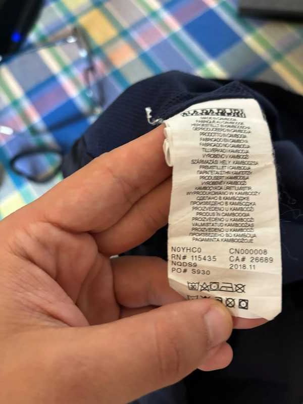 Kurtka Napapijri anorak kangurka męska swoosh basic jacket ocieplana