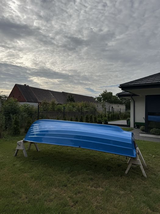 Wysoka 380x155cm łódka łódź łódki łodzie lodka lodz wiosłowa wędkarska