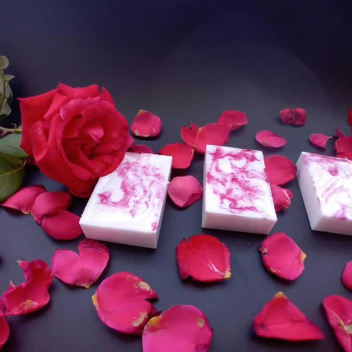 Sabonete de Manteiga Karité e Rosas