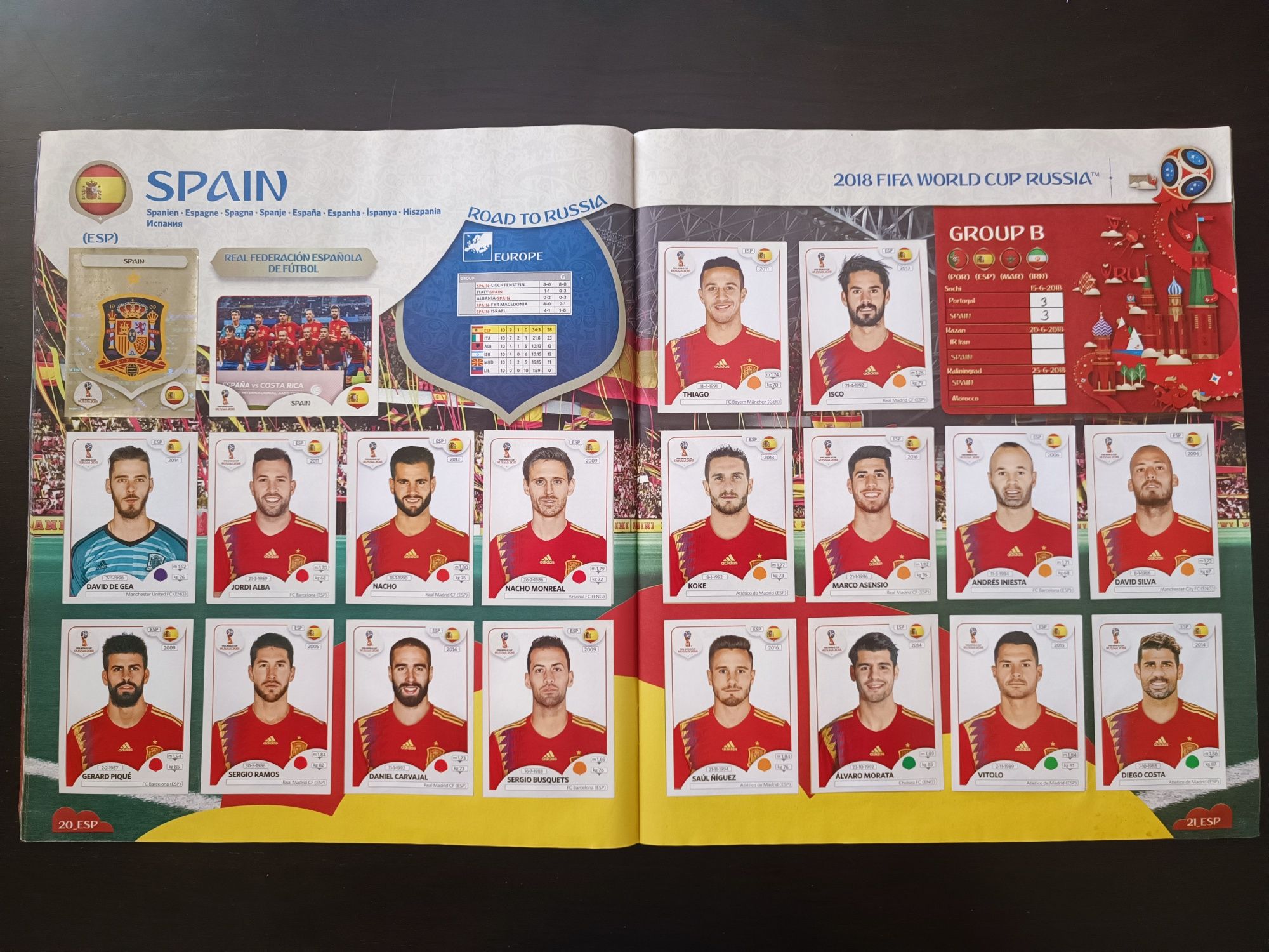 Caderneta mundial 2018 completa