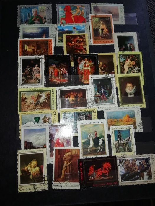 kolekcja znaczków z lat 60/70/80tych Polska i Świat